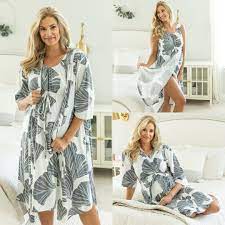 Nursing gown and robe for hospital