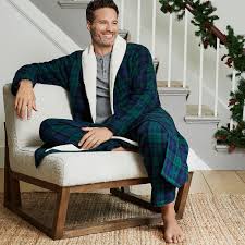 Mens cotton flannel pajama pants