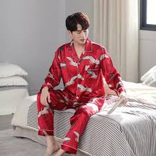 Mens satin sleep pants