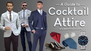 Cocktail clothing men