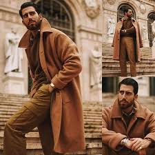 Mens brown coat