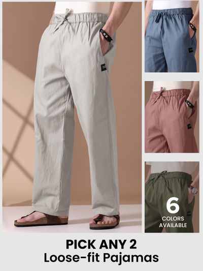 Mens pajamas pants cotton